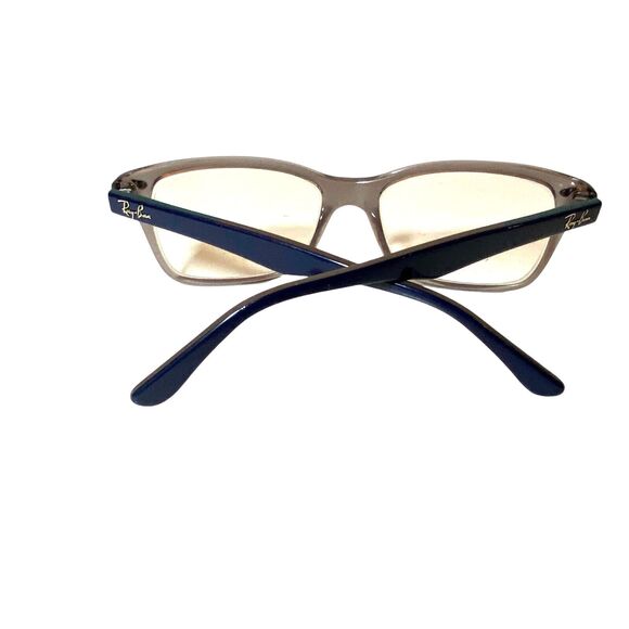 RAY-BAN RB5228 GreyPurple Eyeglasses Full Rim Rectangular 55-17 Frame Only +Case - Picture 8 of 9